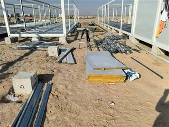 Lekka konstrukcja stalowa dla magazynu